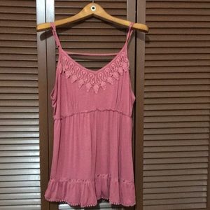 Maurice’s size 1 lace and cotton summer top.